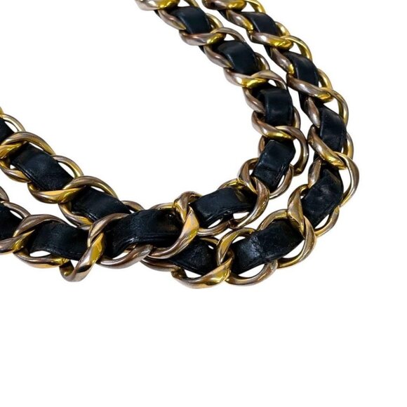 Authentic CHANEL Jumbo XL Shopping Tote Timeless Classic Black Lambskin Vintage - Picture 14 of 16